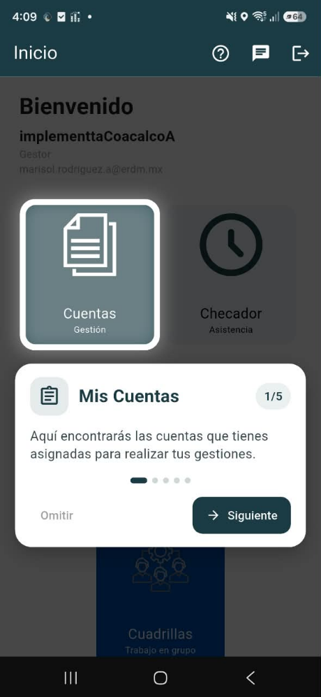 Tutorial de uso de la aplicación Implementta